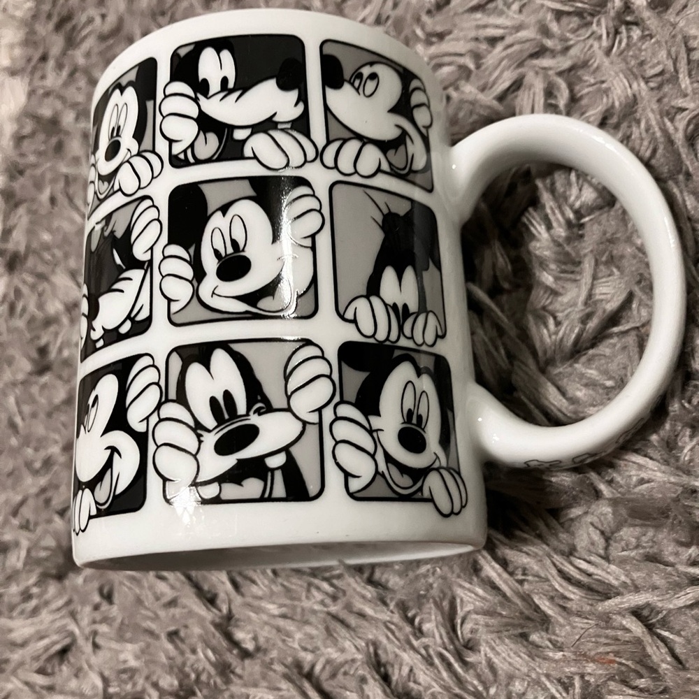 Disney Black and White Character Mug